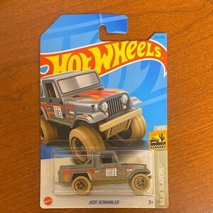 Hot Wheels Jeep Scrambler Toy Car - Black and Orange